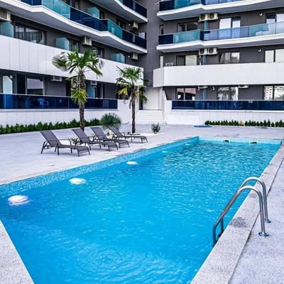 Alquiler de un cómodo estudio, 40 m², Sunrise Residence, Mamaia, Constanza, Rumanía